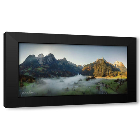 The Blanket Black Modern Wood Framed Art Print by Podt, Martin