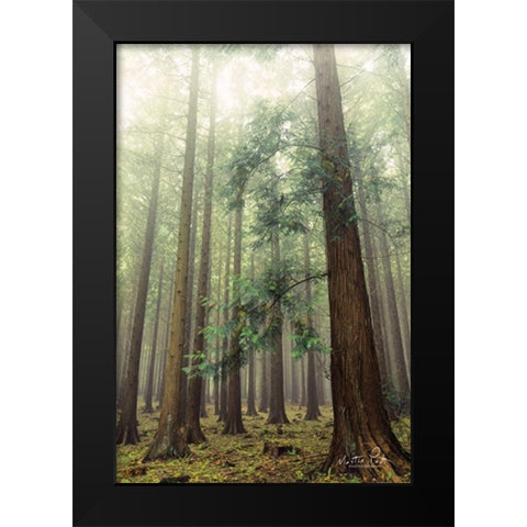 The Friendly Giants Black Modern Wood Framed Art Print by Podt, Martin