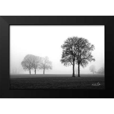 Together Again Black Modern Wood Framed Art Print by Podt, Martin