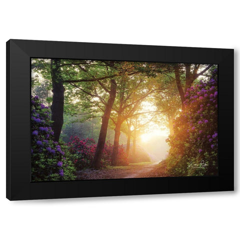 Color Overdose Black Modern Wood Framed Art Print with Double Matting by Podt, Martin