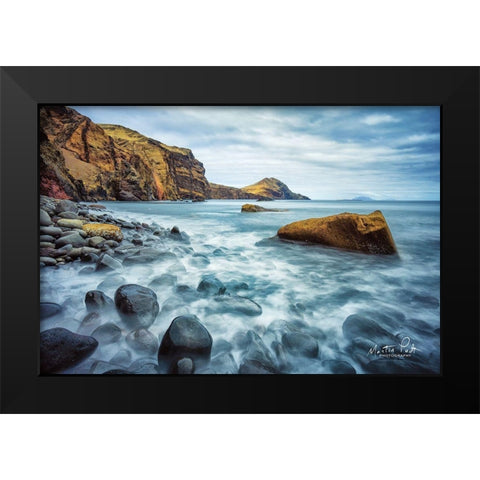 Love is Like Water    Black Modern Wood Framed Art Print by Podt, Martin
