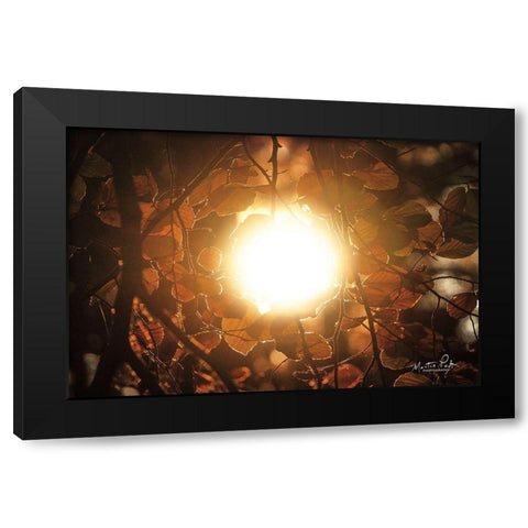 Into the Sun Black Modern Wood Framed Art Print by Podt, Martin