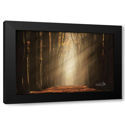 Classic Shot   Black Modern Wood Framed Art Print with Double Matting by Podt, Martin