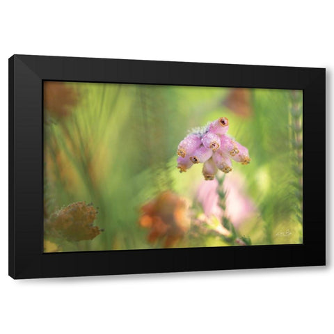 Heather Black Modern Wood Framed Art Print with Double Matting by Podt, Martin