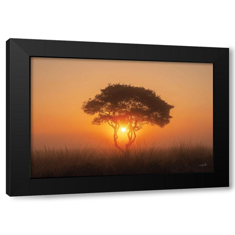 Enjoy the Silence III Black Modern Wood Framed Art Print with Double Matting by Podt, Martin