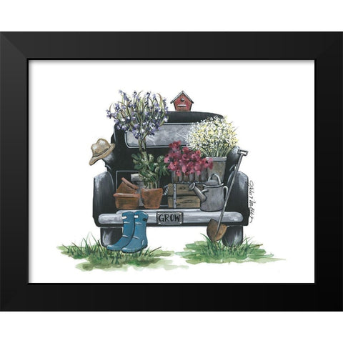 Feed Your Soul Black Modern Wood Framed Art Print by Norkus, Julie