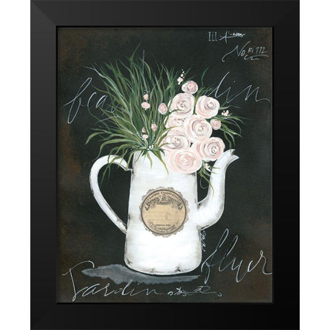 Grandpas Enamel Black Modern Wood Framed Art Print by Norkus, Julie