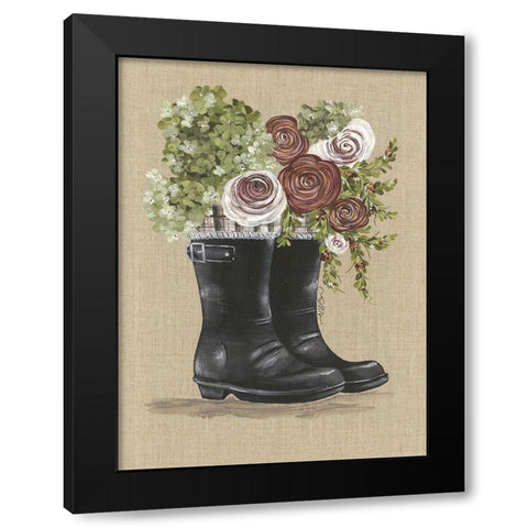Rain, Rain Go Away Black Modern Wood Framed Art Print with Double Matting by Norkus, Julie