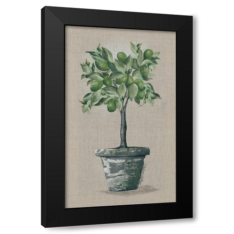Lime Tree Black Modern Wood Framed Art Print by Norkus, Julie