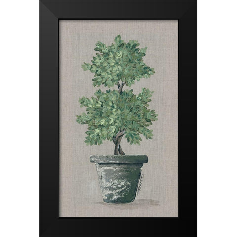 Double Topiary Black Modern Wood Framed Art Print by Norkus, Julie