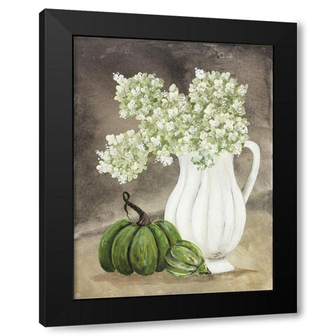 Pumpkin Study Black Modern Wood Framed Art Print with Double Matting by Norkus, Julie