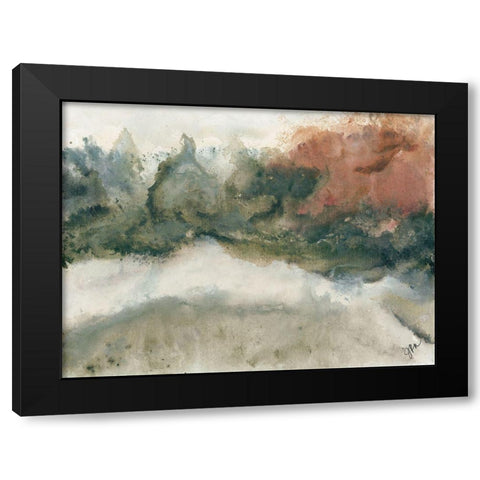 Calming 2   Black Modern Wood Framed Art Print by Norkus, Julie