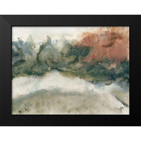 Calming 2   Black Modern Wood Framed Art Print by Norkus, Julie