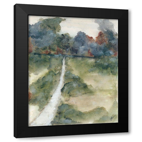 Far Away 1   Black Modern Wood Framed Art Print by Norkus, Julie