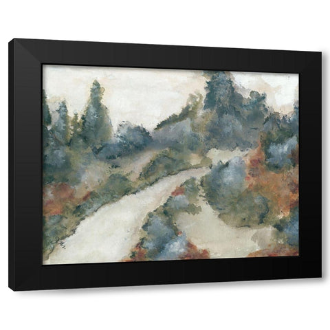 Far Away 2  Black Modern Wood Framed Art Print by Norkus, Julie