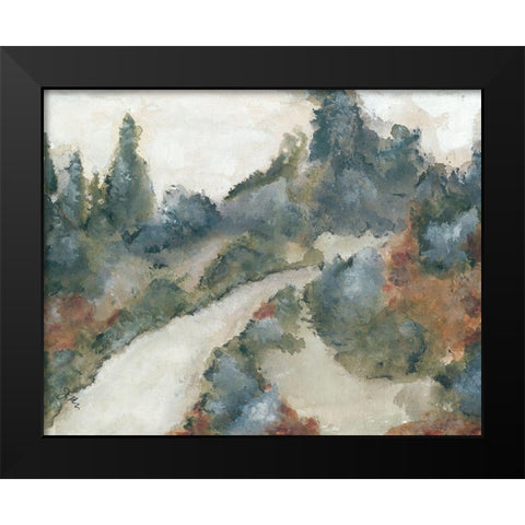 Far Away 2  Black Modern Wood Framed Art Print by Norkus, Julie