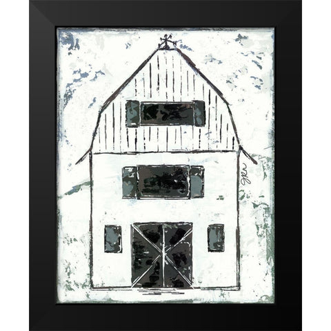 Shelter Series II Black Modern Wood Framed Art Print by Norkus, Julie