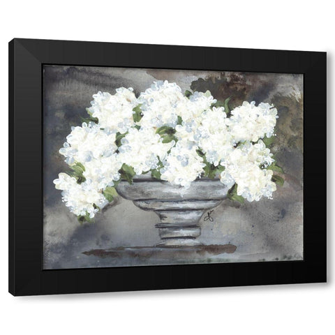 Snowball Hydrangeas I Black Modern Wood Framed Art Print by Norkus, Julie