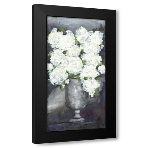 Snowball Hydrangeas III Black Modern Wood Framed Art Print by Norkus, Julie