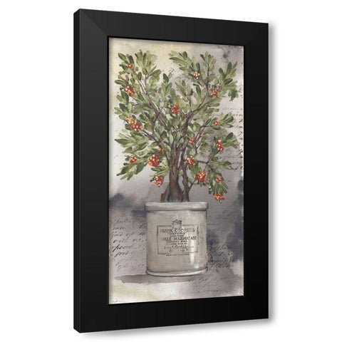 Bittersweet Bush Black Modern Wood Framed Art Print with Double Matting by Norkus, Julie