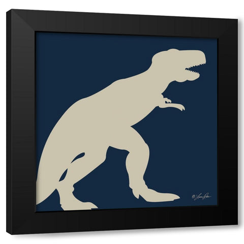 Dino I     Black Modern Wood Framed Art Print with Double Matting by Rader, Lauren