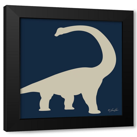 Dino II    Black Modern Wood Framed Art Print by Rader, Lauren