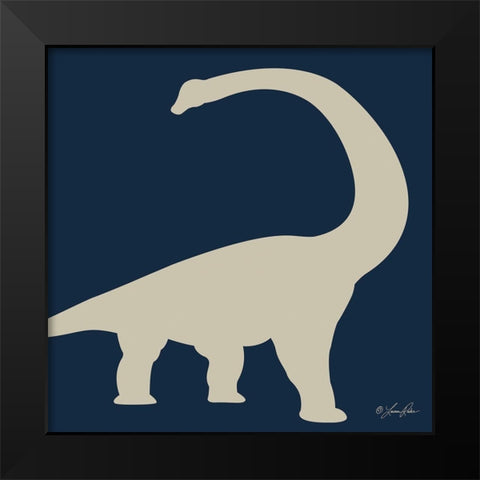 Dino II    Black Modern Wood Framed Art Print by Rader, Lauren