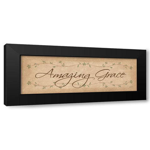 Amazing Grace Black Modern Wood Framed Art Print by Rader, Lauren