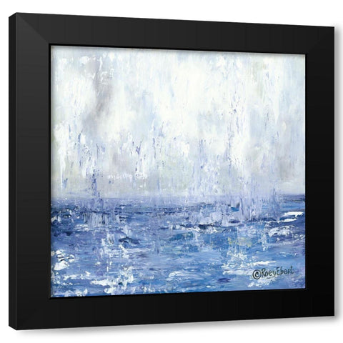 Rainy Day View Black Modern Wood Framed Art Print with Double Matting by Ebert, Roey
