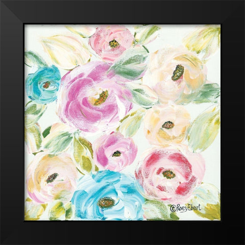 Freshly Picked Black Modern Wood Framed Art Print by Ebert, Roey