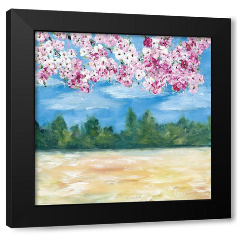 Looking Up Black Modern Wood Framed Art Print with Double Matting by Ebert, Roey