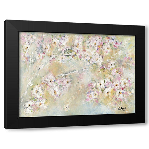 Branching Out Black Modern Wood Framed Art Print by Ebert, Roey