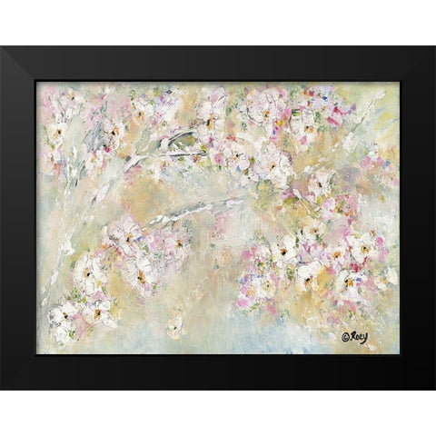 Branching Out Black Modern Wood Framed Art Print by Ebert, Roey