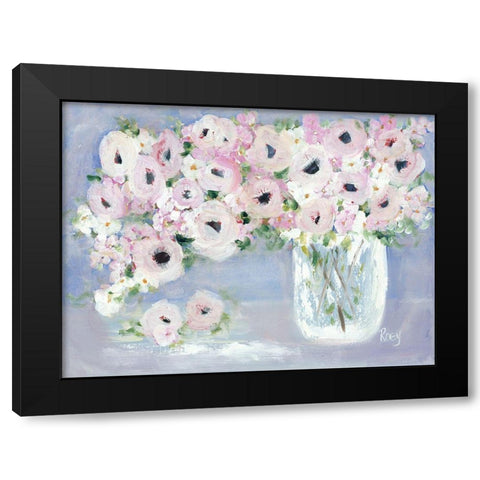 Beauty Overflows I Black Modern Wood Framed Art Print by Ebert, Roey