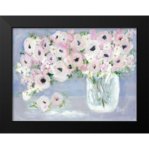Beauty Overflows I Black Modern Wood Framed Art Print by Ebert, Roey