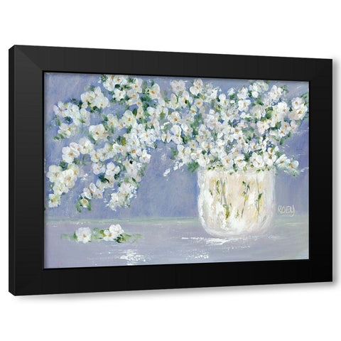 Beauty Overflows II Black Modern Wood Framed Art Print with Double Matting by Ebert, Roey