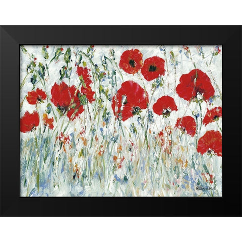 Renewal Black Modern Wood Framed Art Print by Ebert, Roey