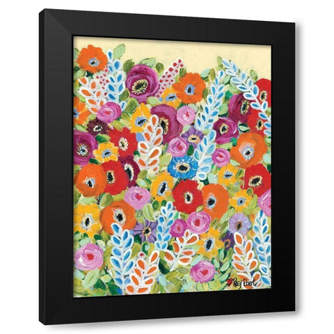 Whimsy Black Modern Wood Framed Art Print with Double Matting by Ebert, Roey