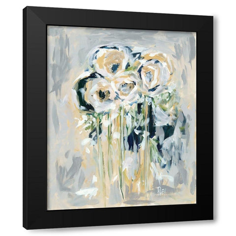Touch of Elegance Black Modern Wood Framed Art Print with Double Matting by Ebert, Roey