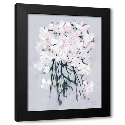 Romantic Floral II Black Modern Wood Framed Art Print by Ebert, Roey