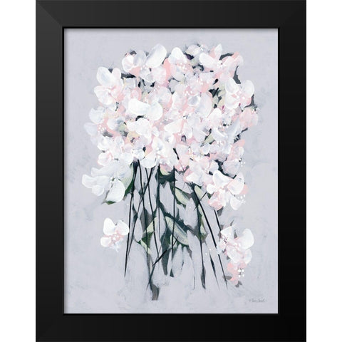 Romantic Floral II Black Modern Wood Framed Art Print by Ebert, Roey