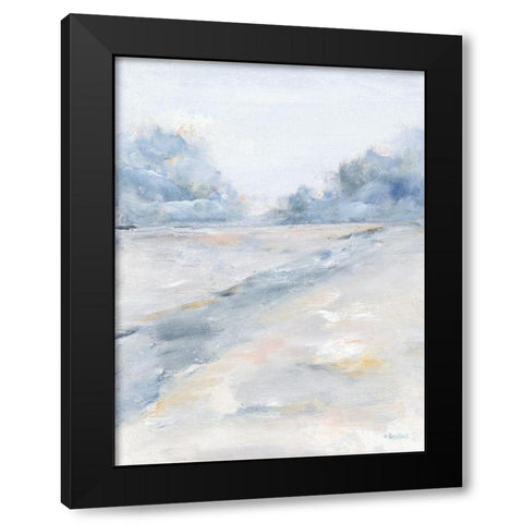 Landscape II Black Modern Wood Framed Art Print with Double Matting by Ebert, Roey