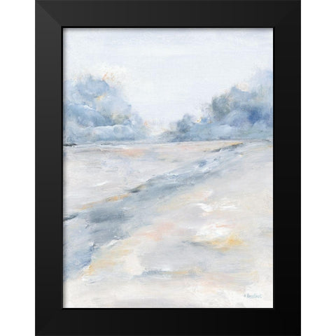 Landscape II Black Modern Wood Framed Art Print by Ebert, Roey