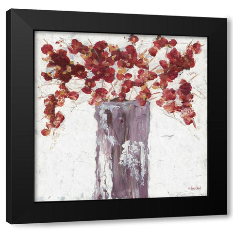 Autumn Blooms Black Modern Wood Framed Art Print with Double Matting by Ebert, Roey