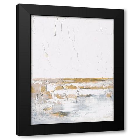 Golden Dreams Black Modern Wood Framed Art Print with Double Matting by Ebert, Roey