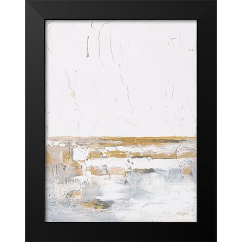 Golden Dreams Black Modern Wood Framed Art Print by Ebert, Roey