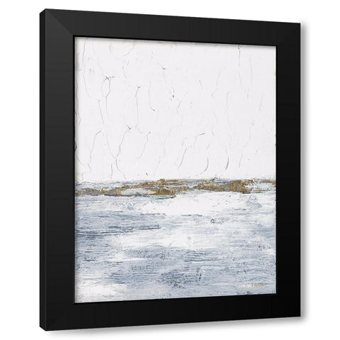 Golden Hopes Black Modern Wood Framed Art Print with Double Matting by Ebert, Roey