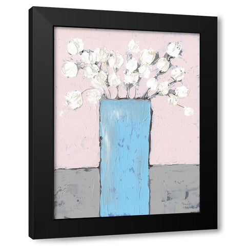 Cotton Vase Black Modern Wood Framed Art Print with Double Matting by Ebert, Roey