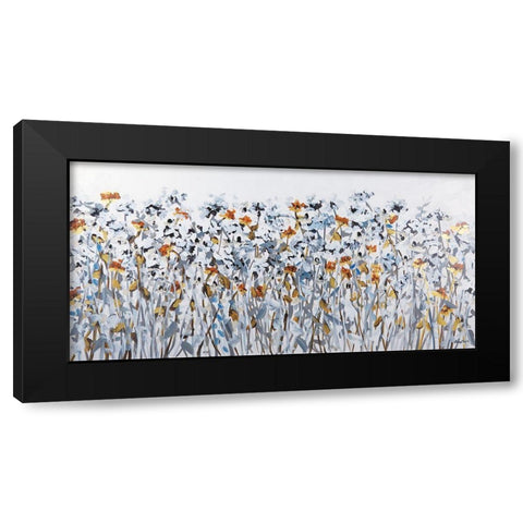 Serenity Walk Black Modern Wood Framed Art Print with Double Matting by Ebert, Roey