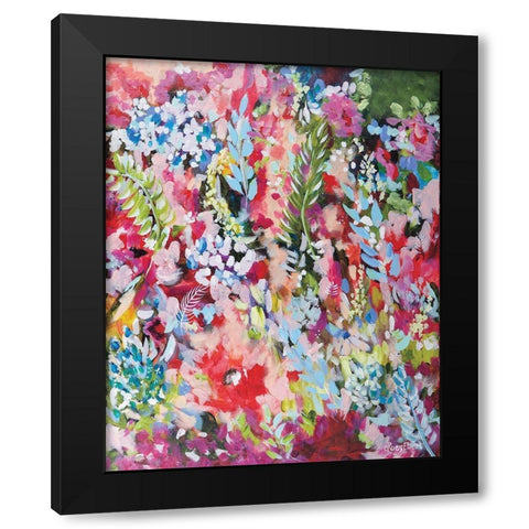 Joyful Always Black Modern Wood Framed Art Print with Double Matting by Ebert, Roey